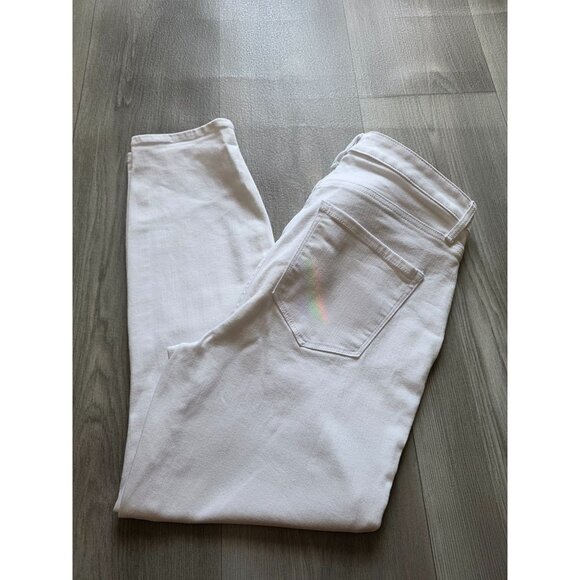 Talbots Womens White Jegging Crop Jeans Size 8 - Picture 2 of 5